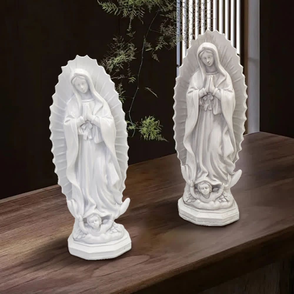 Statue moderne de Notre-Dame de Guadalupe, par Christianartworkshop : Décoration intérieure d'inspiration chrétienne - image 12