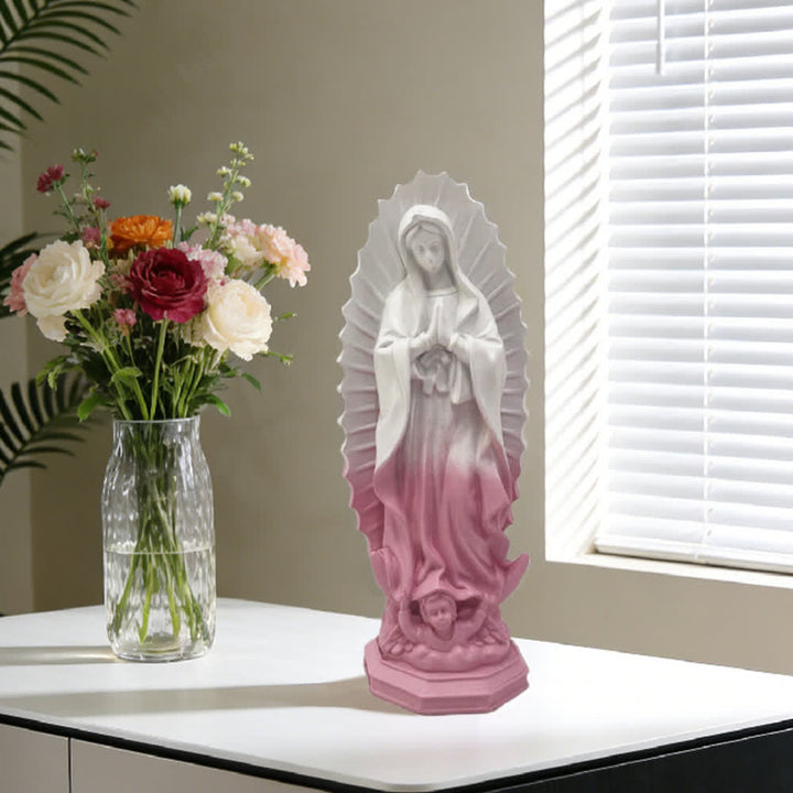 Statue moderne de Notre-Dame de Guadalupe, par Christianartworkshop : Décoration intérieure d'inspiration chrétienne - image 21
