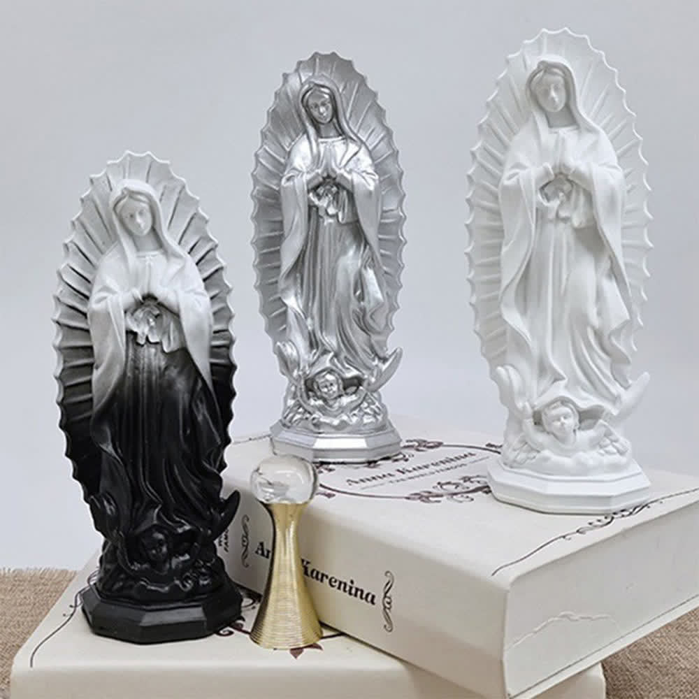Statue moderne de Notre-Dame de Guadalupe, par Christianartworkshop : Décoration intérieure d'inspiration chrétienne - image 15