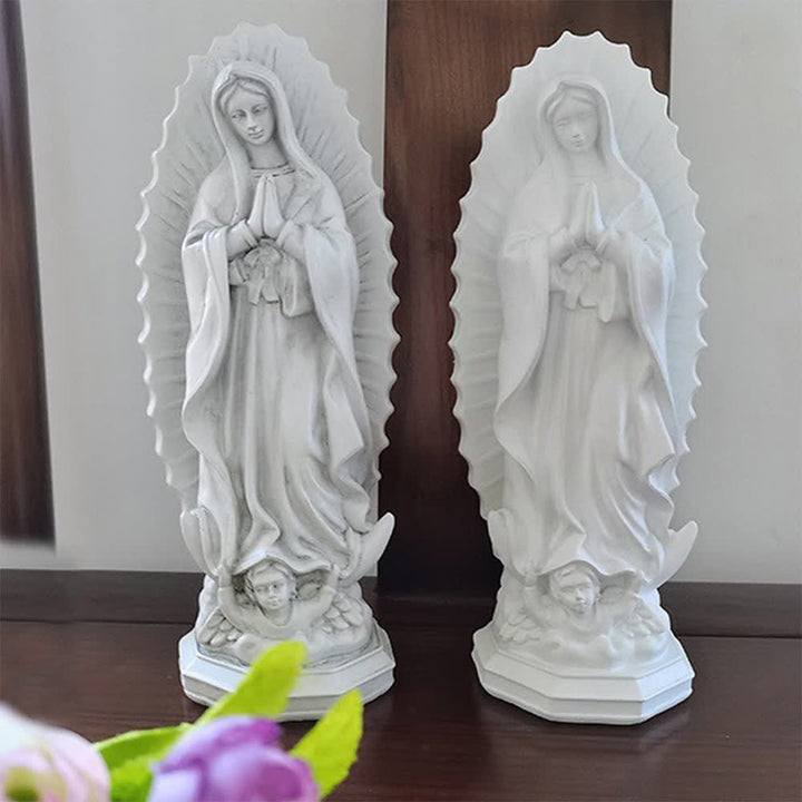 Statue moderne de Notre-Dame de Guadalupe, par Christianartworkshop : Décoration intérieure d'inspiration chrétienne - image 8