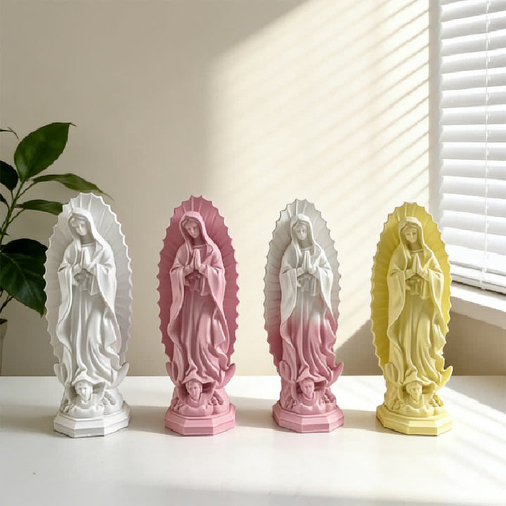 Statue moderne de Notre-Dame de Guadalupe, par Christianartworkshop : Décoration intérieure d'inspiration chrétienne - image 0