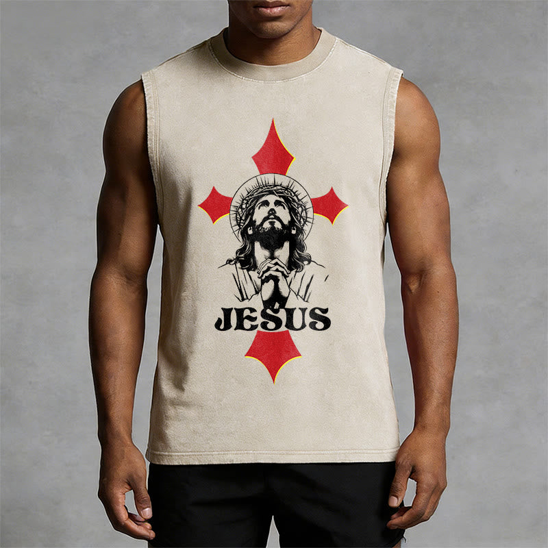 Christianartworkshop Débardeur unisexe JESUS - image 1