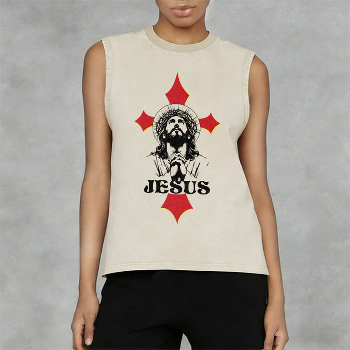 Christianartworkshop Débardeur unisexe JESUS - image 2