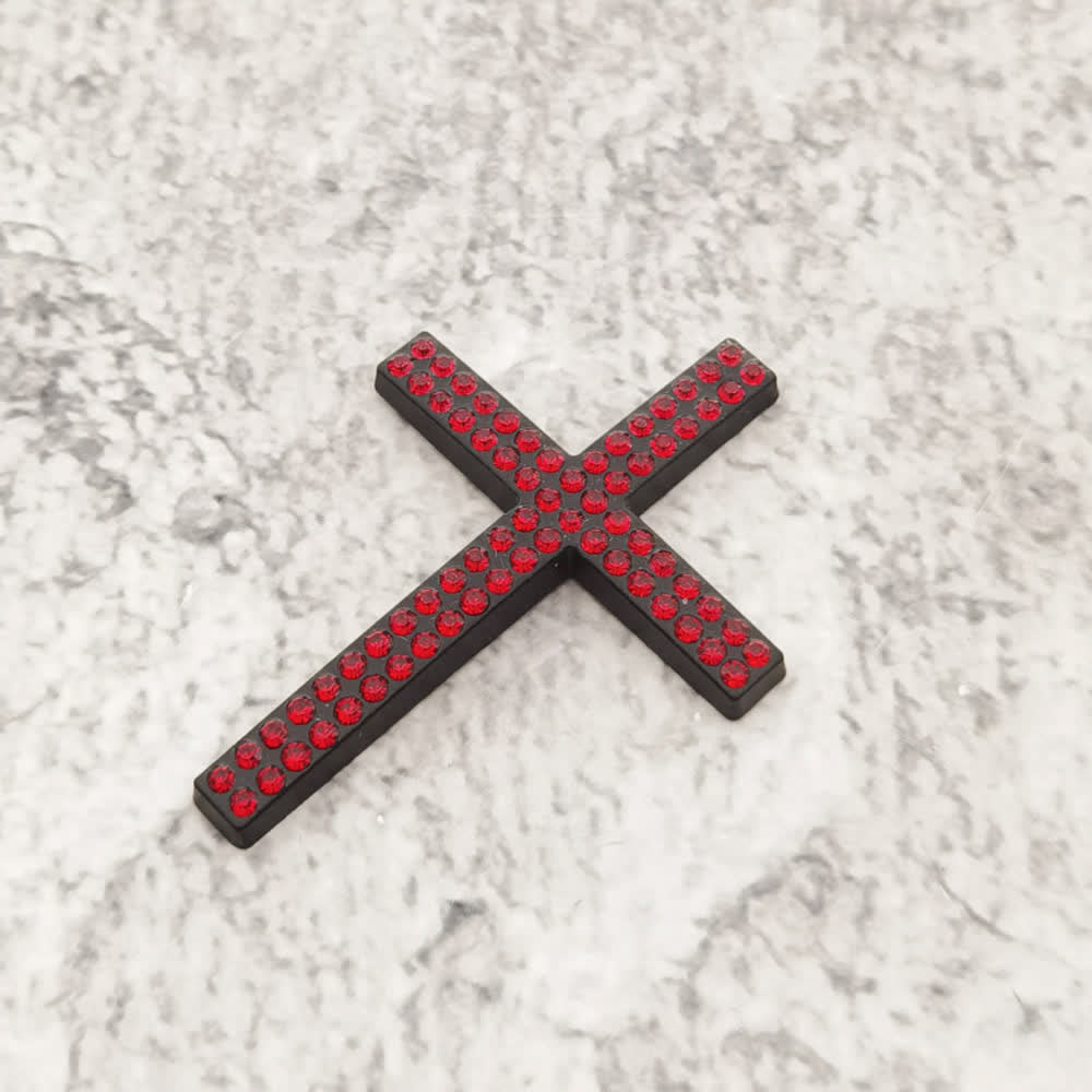 Autocollant croix en métal durable Christianartworkshop pour voiture : un rappel de sa protection silencieuse sur la route - Noir# (Lot de 4) - image 18
