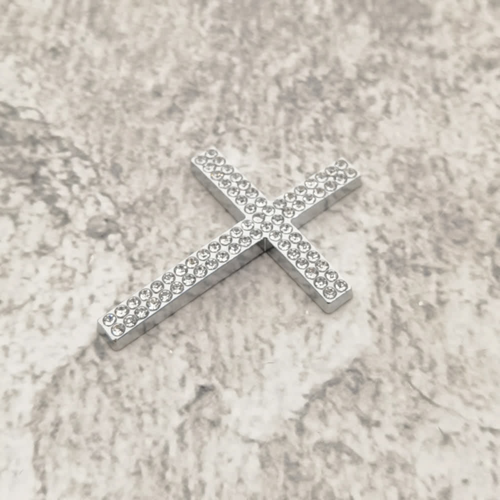 Autocollant croix en métal durable Christianartworkshop pour voiture : un rappel de sa protection silencieuse sur la route - Argent# (Lot de 4) - image 15
