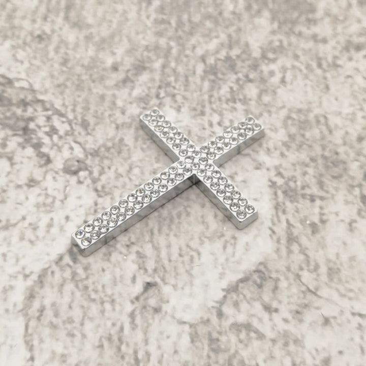 Autocollant croix en métal durable Christianartworkshop pour voiture : un rappel de sa protection silencieuse sur la route - Argent# (Lot de 4) - image 15