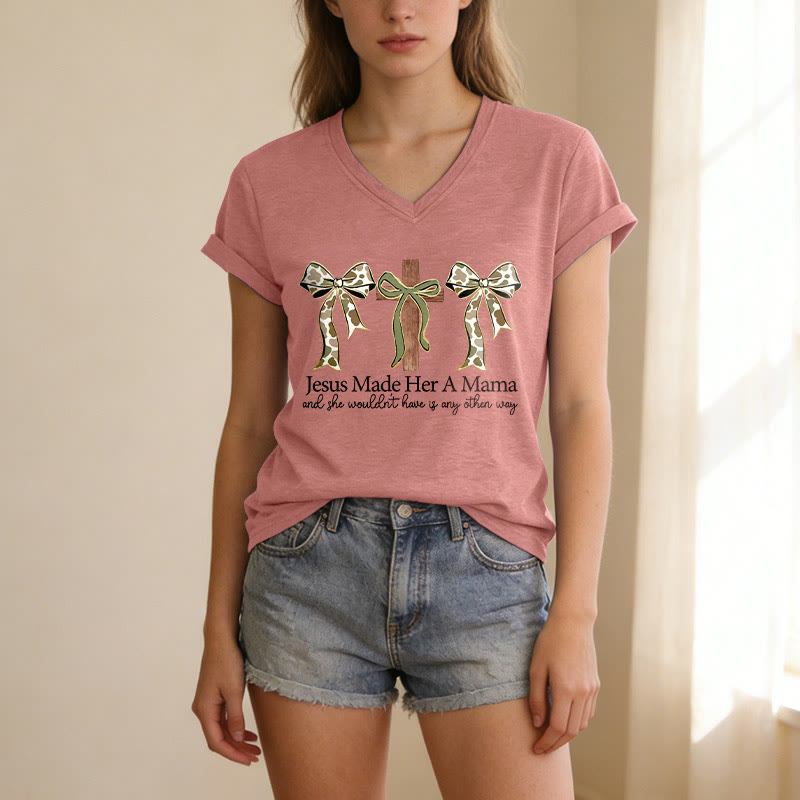 Christianartworkshop T-shirt décontracté à col en V avec motif arbalète et arc Jésus - image 11