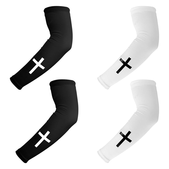 Christianartworkshop Manchons de compression croisée pour les bras : soutien athlétique et prévention des blessures - image 1