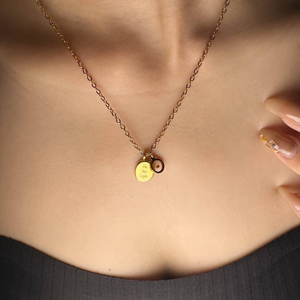 Christianartworkshop Collier pendentif « Graine de moutarde, sois lumière » : Matthieu 17:20, symbole de foi et d'inspiration - image 1