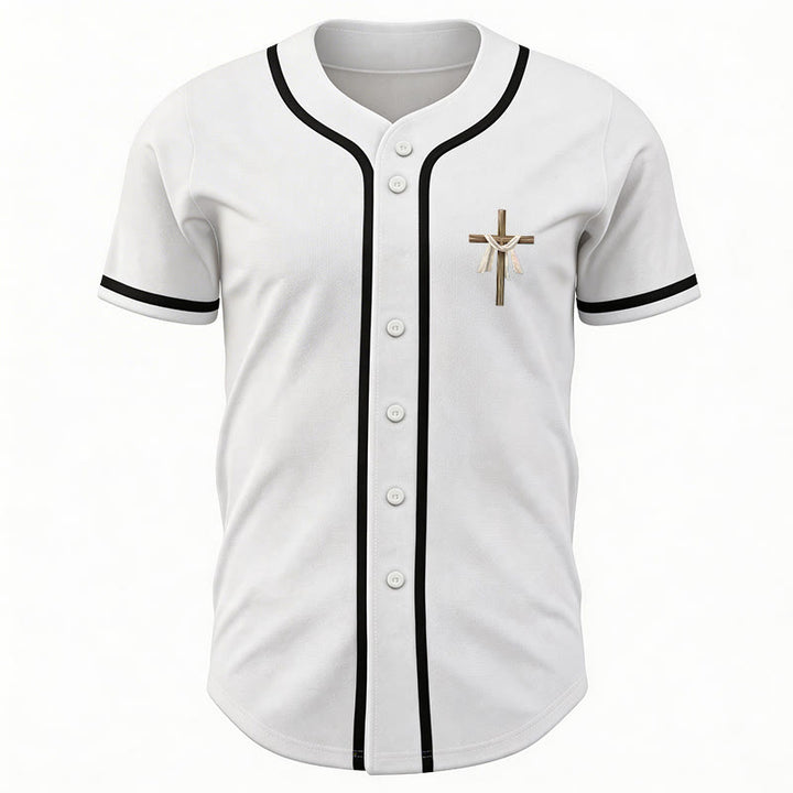 Christianartworkshop Il n'est pas ici, il est ressuscité Maillot de baseball unisexe Foi - image 13