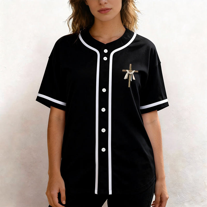 Christianartworkshop Il n'est pas ici, il est ressuscité Maillot de baseball unisexe Foi - image 18