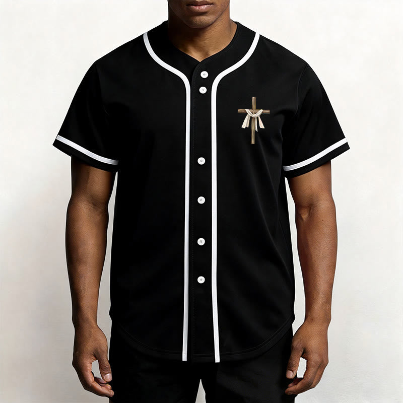 Christianartworkshop Il n'est pas ici, il est ressuscité Maillot de baseball unisexe Foi - image 16