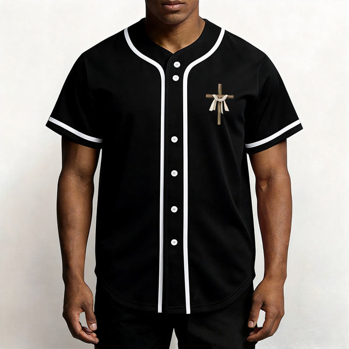 Christianartworkshop Il n'est pas ici, il est ressuscité Maillot de baseball unisexe Foi - image 16