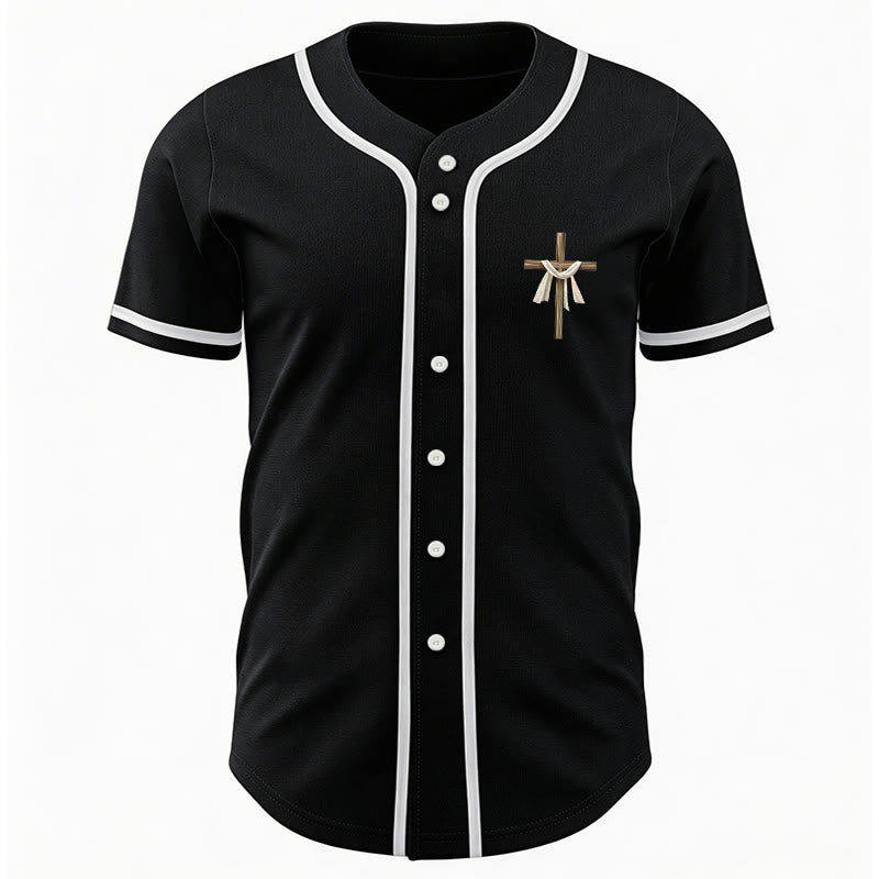 Christianartworkshop Il n'est pas ici, il est ressuscité Maillot de baseball unisexe Foi - image 20