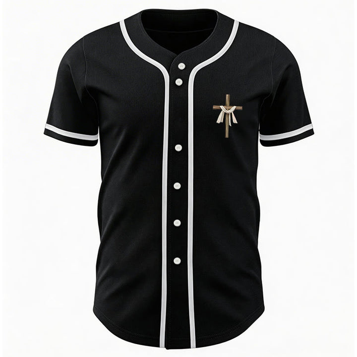 Christianartworkshop Il n'est pas ici, il est ressuscité Maillot de baseball unisexe Foi - image 20