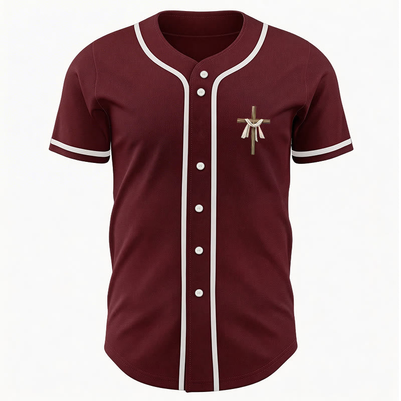 Christianartworkshop Il n'est pas ici, il est ressuscité Maillot de baseball unisexe Foi - image 34