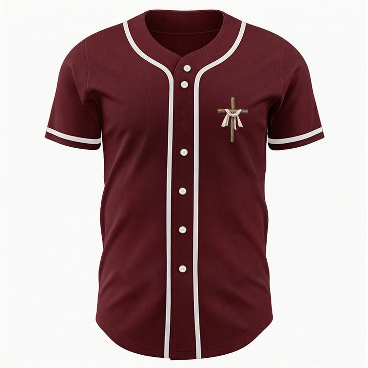 Christianartworkshop Il n'est pas ici, il est ressuscité Maillot de baseball unisexe Foi - image 34