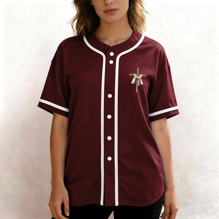 Christianartworkshop Il n'est pas ici, il est ressuscité Maillot de baseball unisexe Foi - image 32