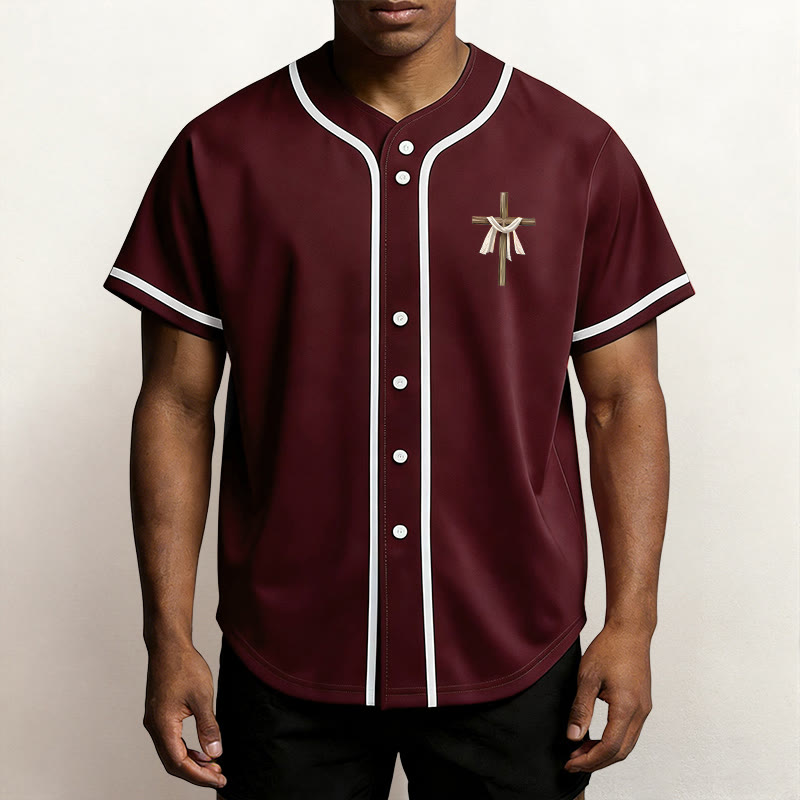 Christianartworkshop Il n'est pas ici, il est ressuscité Maillot de baseball unisexe Foi - image 30