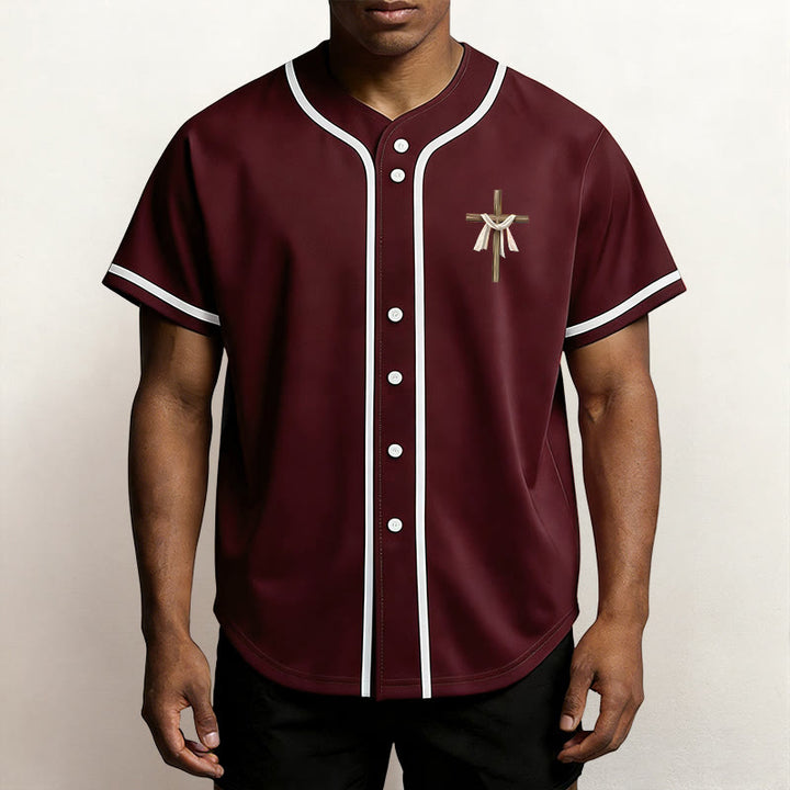 Christianartworkshop Il n'est pas ici, il est ressuscité Maillot de baseball unisexe Foi - image 30