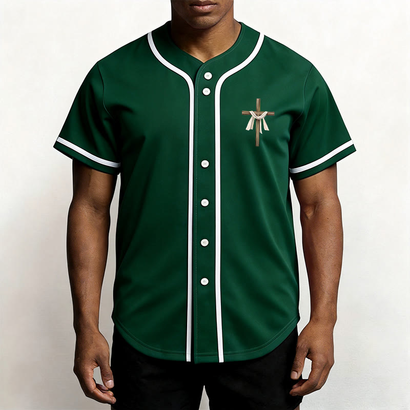 Christianartworkshop Il n'est pas ici, il est ressuscité Maillot de baseball unisexe Foi - image 44