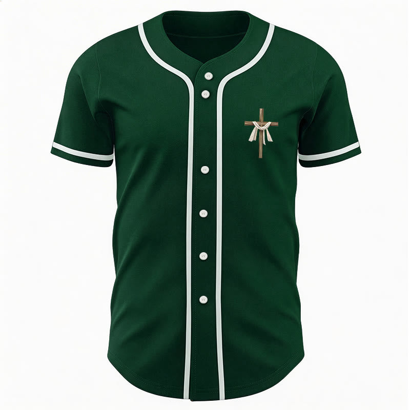 Christianartworkshop Il n'est pas ici, il est ressuscité Maillot de baseball unisexe Foi - image 48