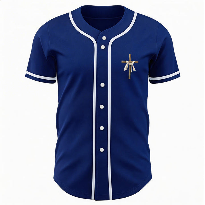 Christianartworkshop Il n'est pas ici, il est ressuscité Maillot de baseball unisexe Foi - image 55