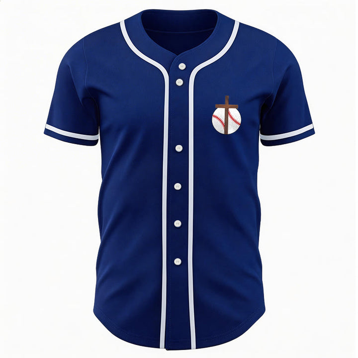Christianartworkshop Philippiens 4:13 Maillot de baseball Foi : T-shirt de sport avec croix, devise, force et dévotion - image 3