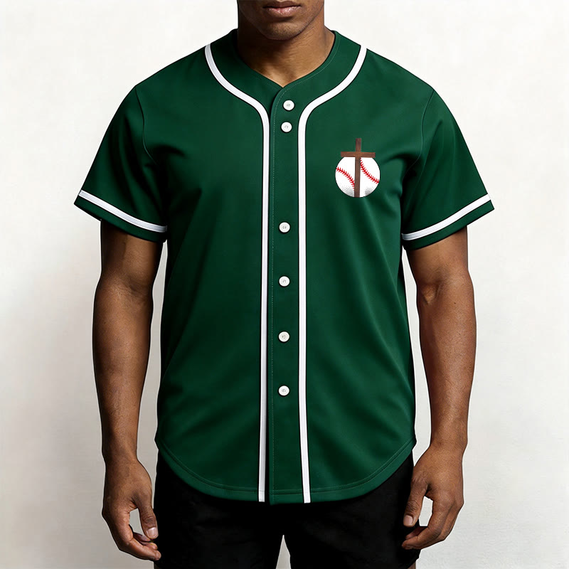 Christianartworkshop Philippiens 4:13 Maillot de baseball Foi : T-shirt de sport avec croix, devise, force et dévotion - image 38