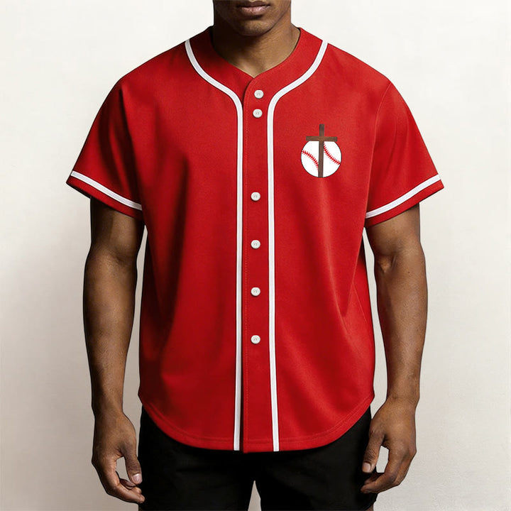 Christianartworkshop Philippiens 4:13 Maillot de baseball Foi : T-shirt de sport avec croix, devise, force et dévotion - image 23