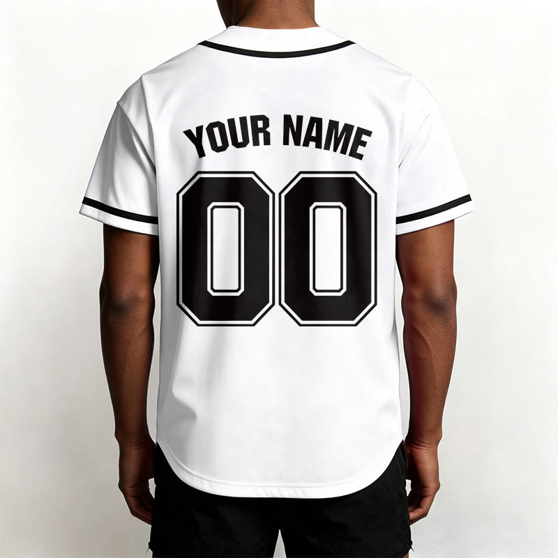 Christianartworkshop Maillot de baseball unisexe personnalisé avec nom et numéro « La foi plutôt que la peur » - image 17