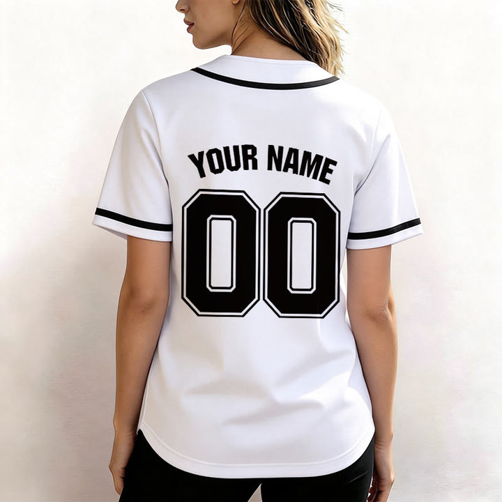 Christianartworkshop Maillot de baseball unisexe personnalisé avec nom et numéro « La foi plutôt que la peur » - image 19
