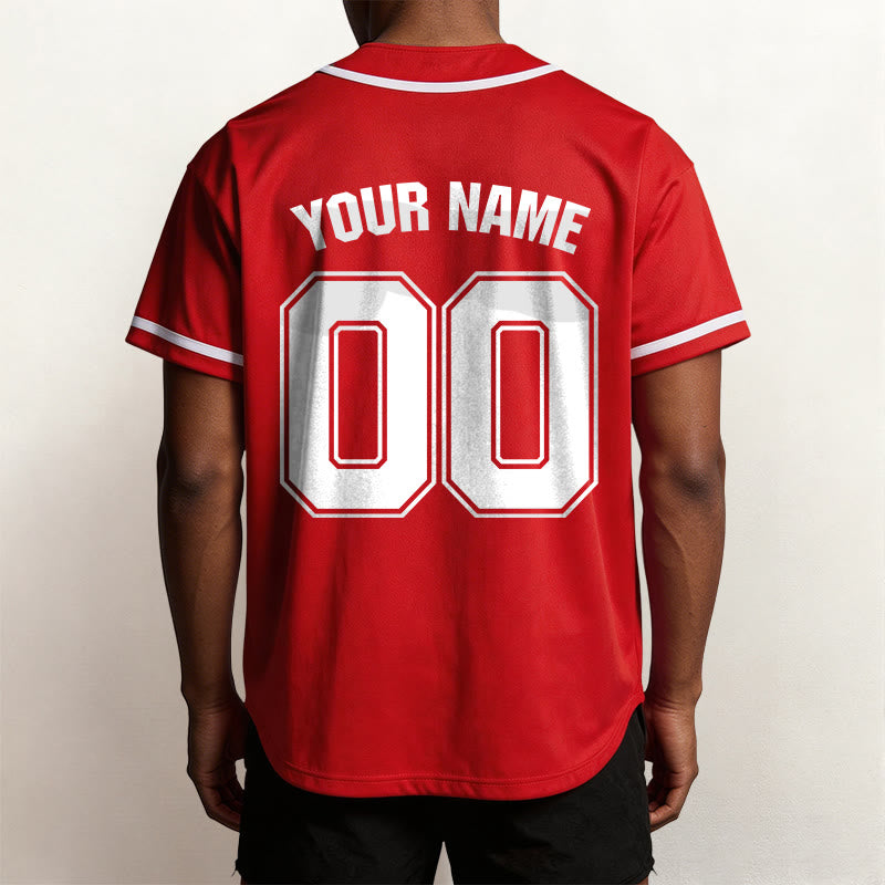 Christianartworkshop Maillot de baseball unisexe personnalisé avec nom et numéro « La foi plutôt que la peur » - image 24