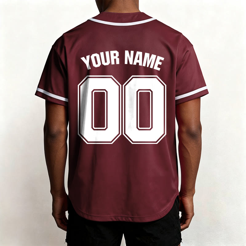 Christianartworkshop Maillot de baseball unisexe personnalisé avec nom et numéro « La foi plutôt que la peur » - image 31