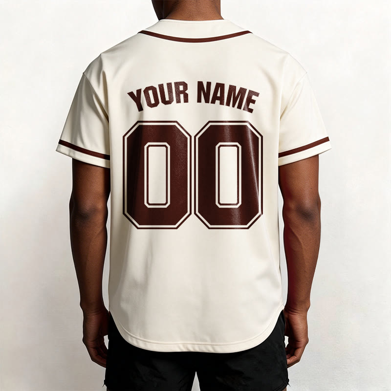 Christianartworkshop Maillot de baseball unisexe personnalisé avec nom et numéro « La foi plutôt que la peur » - image 52