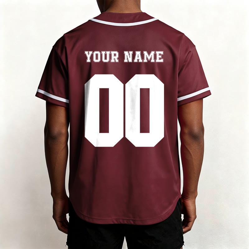Maillot de baseball unisexe personnalisé avec nom et numéro « Enfant de Dieu » de Christianartworkshop - image 38
