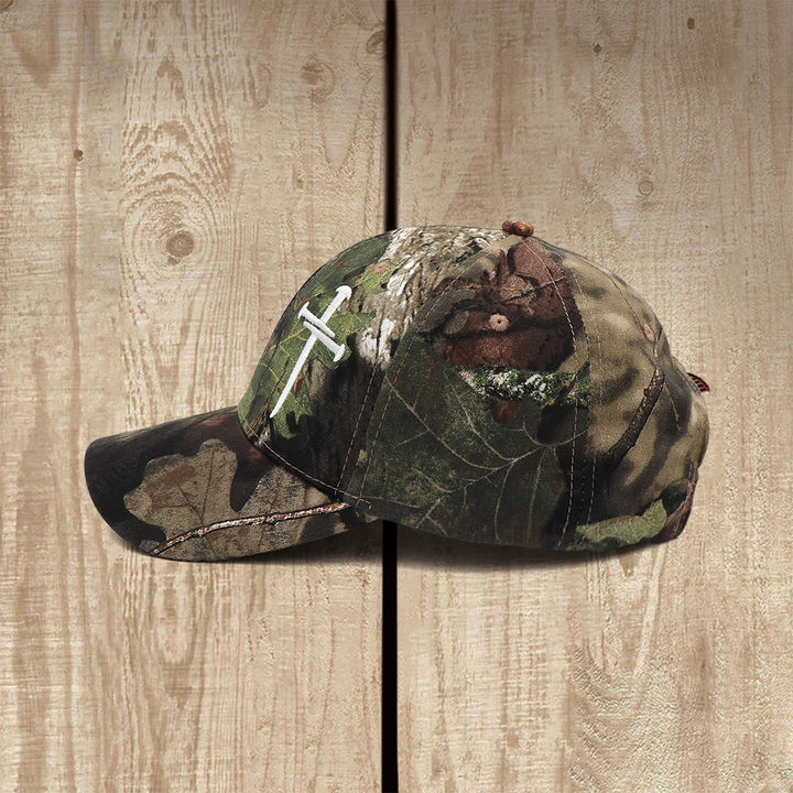 Christianartworkshop Casquette de camionneur brodée avec croix et couronne d'épines - image 6