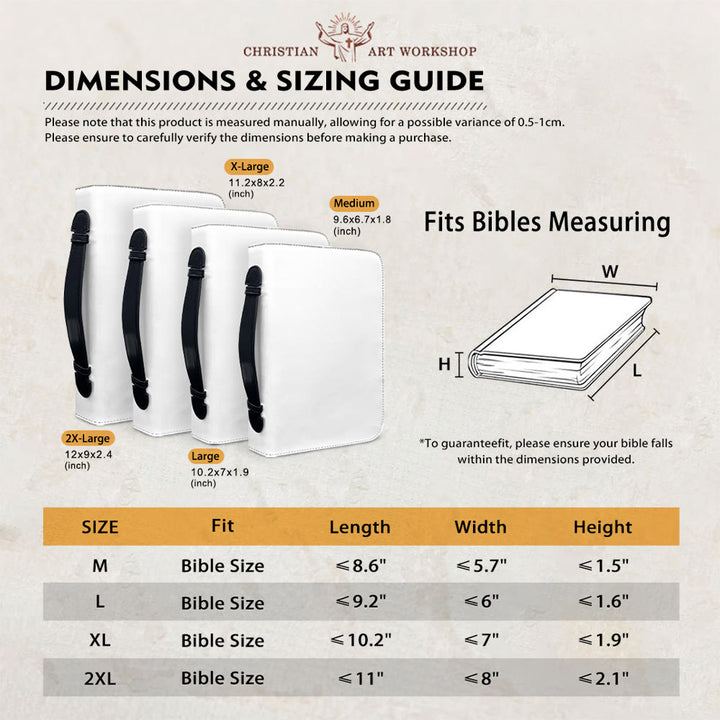 Christianartworkshop Couverture de Bible zippée avec portrait de la Vierge à l'Enfant - image 16
