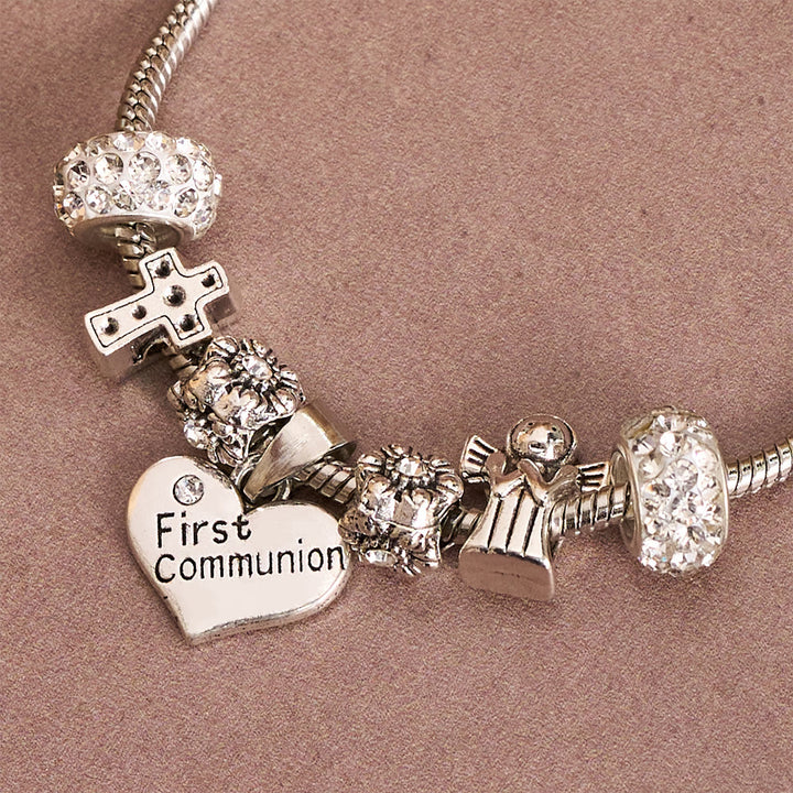 Christianartworkshop Bracelet délicat pour la première communion des enfants : un emblème de foi nouvelle et de dévotion céleste - image 4