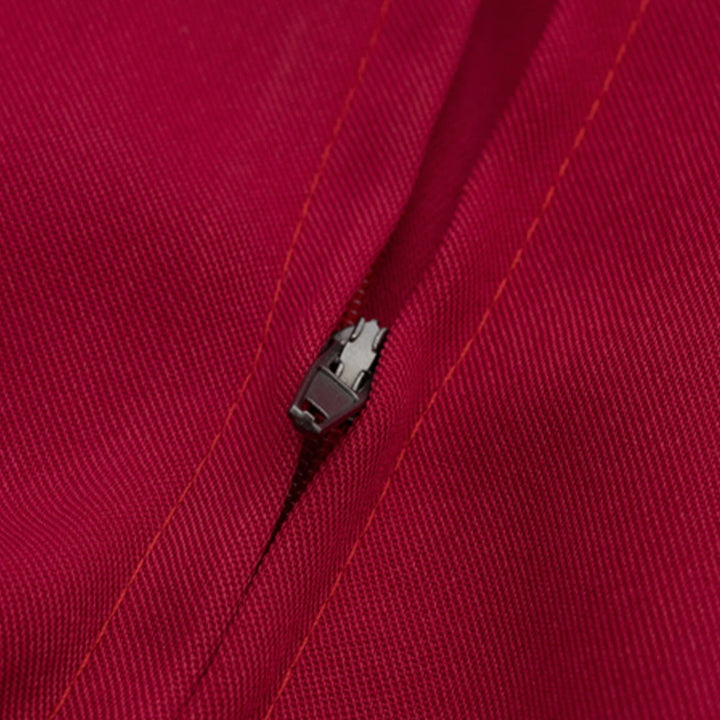 Robe de clergé traditionnelle bordeaux de Christianartworkshop avec croix dorée et col en V. - image 9