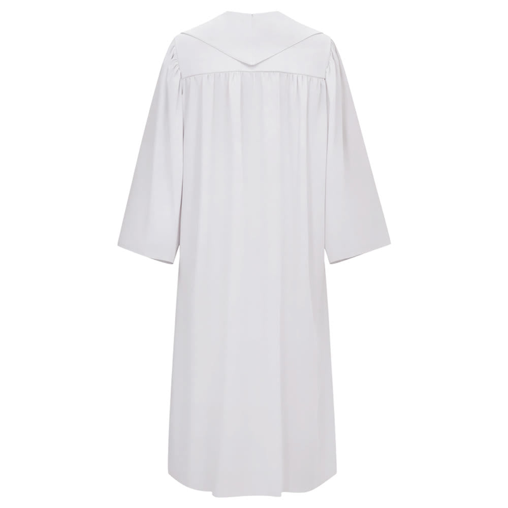 Christianartworkshop Robes de clergé élégantes noires et blanches : détail de la croix dorée - image 3