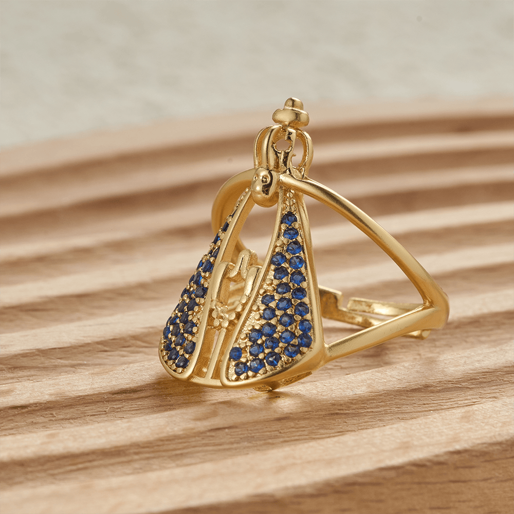 Christianartworkshop Bague de dévotion Notre-Dame de Guadalupe : Emblème de Notre-Dame Grâce et de la Divine Protection - image 3