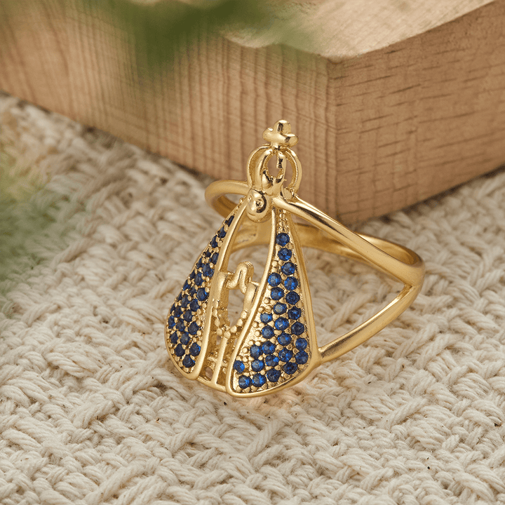 Christianartworkshop Bague de dévotion Notre-Dame de Guadalupe : Emblème de Notre-Dame Grâce et de la Divine Protection - image 4