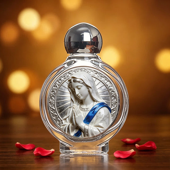 Christianartworkshop Bouteille d'eau bénite à l'effigie d'une icône catholique : objet d'art religieux pour la maison et l'église - Médaille Miraculeuse - image 17