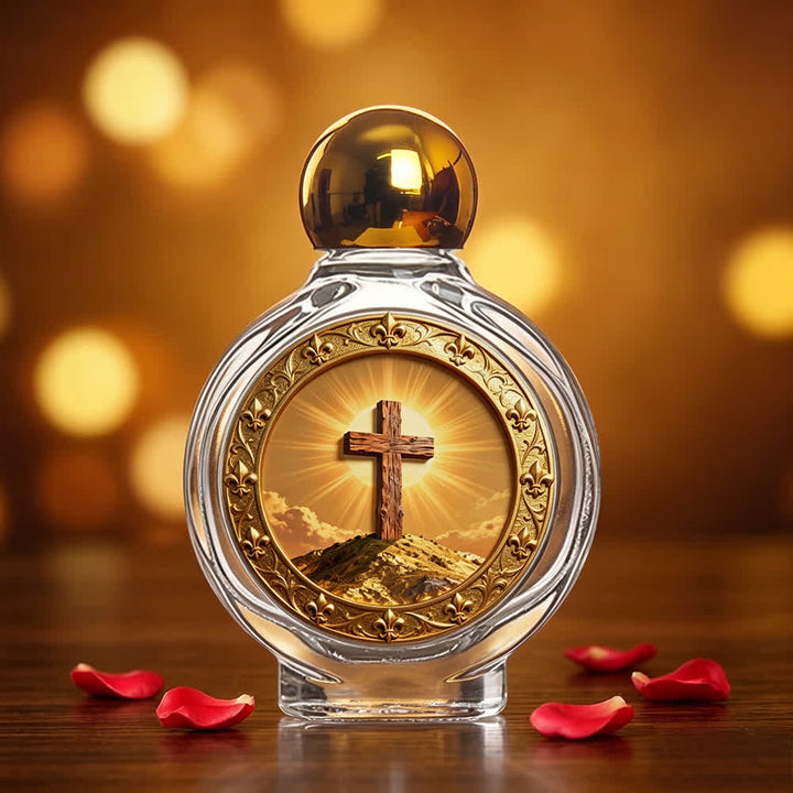 Christianartworkshop Bouteille d'eau bénite à l'effigie d'une icône catholique : objet d'art religieux pour la maison et l'église - Croix - image 9