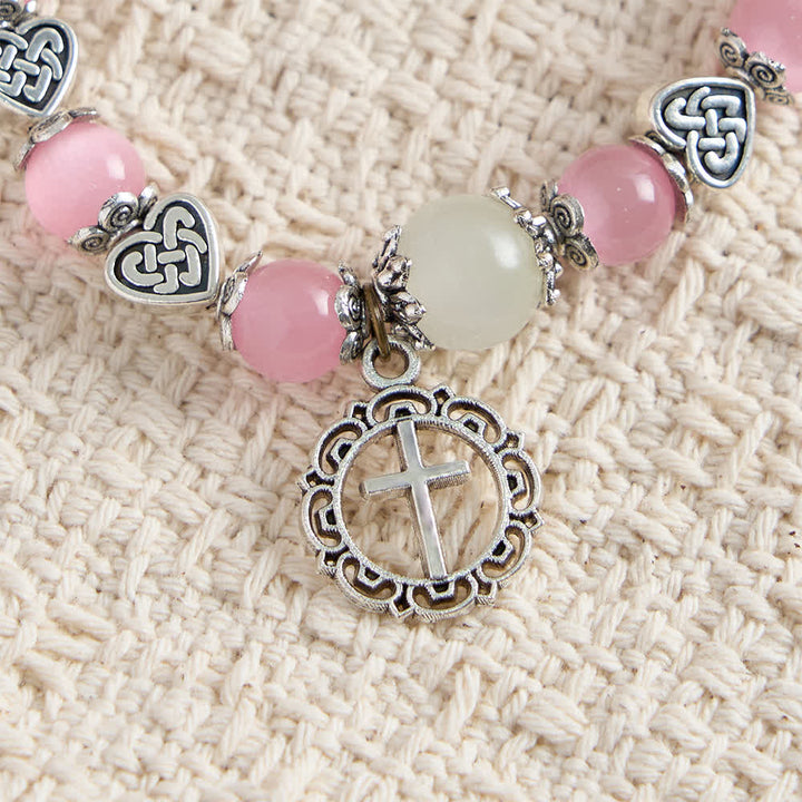 Bracelet œil-de-chat à nœud celtique Christianartworkshop : Doux compagnon de la grâce quotidienne - image 14