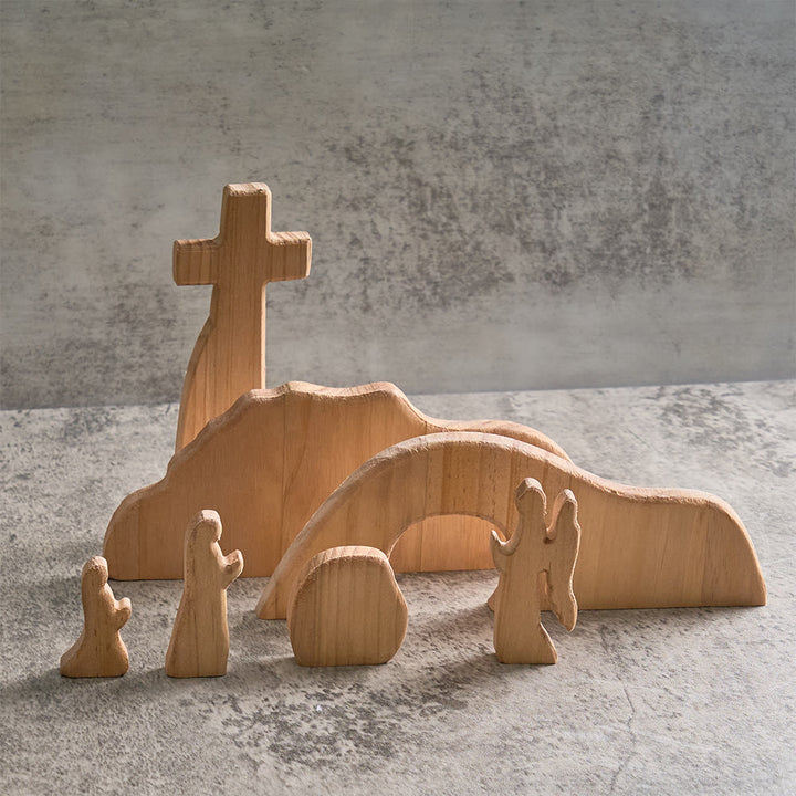 Christianartworkshop Il est ressuscité Le tombeau vide Ornement de Pâques - Célébrez l'esprit de la Résurrection - image 1