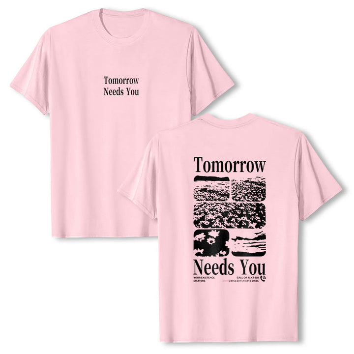 T-shirt Christianartworkshop Tomorrow Needs You - Rose - 2XL - image 21