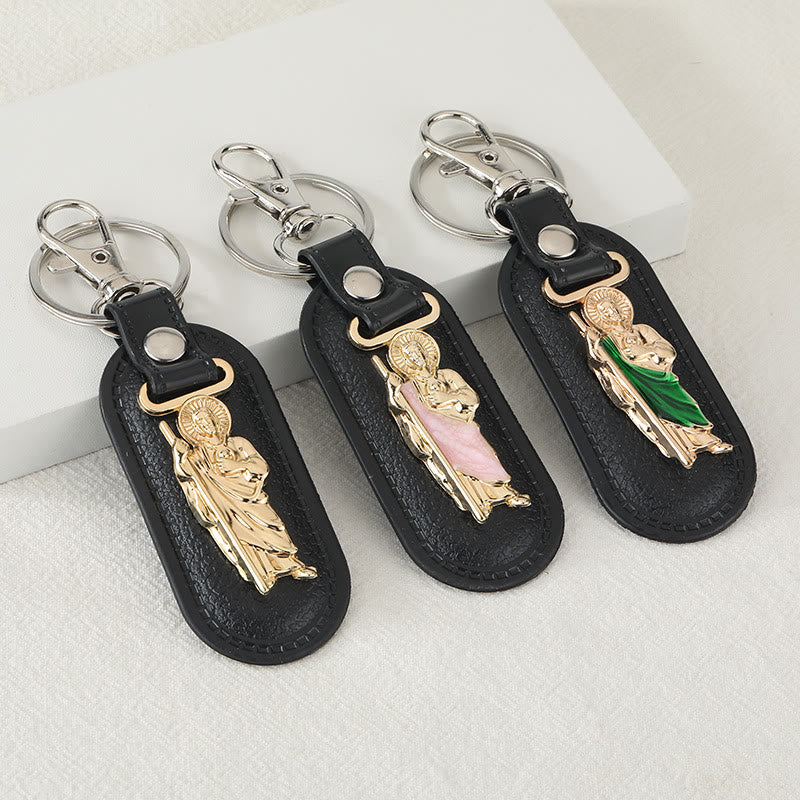 Christianartworkshop Porte-clés dévotionnel Notre-Dame de Guadalupe : Emblème de la grâce mariale et de la protection spirituelle - image 12