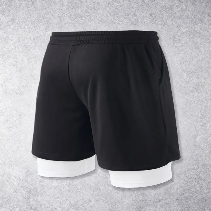 Christianartworkshop Short de sport superposé avec croix Jésus et couronne d'épines - image 8